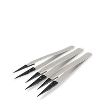 Load image into Gallery viewer, DK2504 - Plastic Tip Diamond Tweezers - Precision Tools for Jewelers

