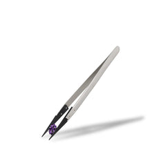 Load image into Gallery viewer, DK2504 - Plastic Tip Diamond Tweezers - Precision Tools for Jewelers
