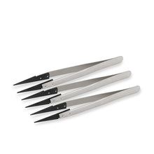 Load image into Gallery viewer, DK2504 - Plastic Tip Diamond Tweezers - Precision Tools for Jewelers
