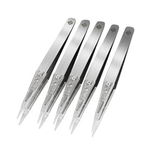 Load image into Gallery viewer, Diamond Tweezers – Stainless Steel with Clear Tip for Gems DK2506
