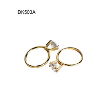 Load image into Gallery viewer, DK503 - Small Diamond Holder Adjustable Ring for Loose Gemstones
