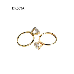 DK503 - Small Diamond Holder Adjustable Ring for Loose Gemstones