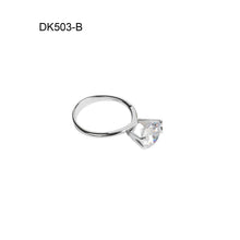 Load image into Gallery viewer, DK503 - Small Diamond Holder Adjustable Ring for Loose Gemstones
