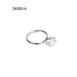 DK503 - Small Diamond Holder Adjustable Ring for Loose Gemstones