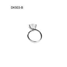 Load image into Gallery viewer, DK503 - Small Diamond Holder Adjustable Ring for Loose Gemstones
