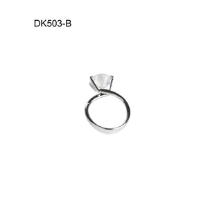 DK503 - Small Diamond Holder Adjustable Ring for Loose Gemstones