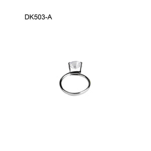DK503 - Small Diamond Holder Adjustable Ring for Loose Gemstones