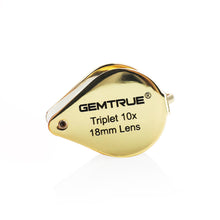Load image into Gallery viewer, DK96001 - Diamond Loupe 18mm 10x Triplet Gold
