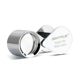 DK96003 - Diamond Loupe 18mm 10x Triplet Chrome