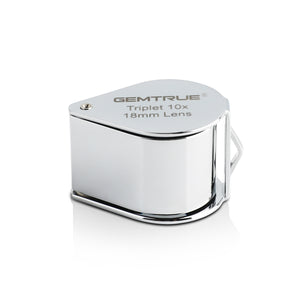DK96003 - Diamond Loupe 18mm 10x Triplet Chrome