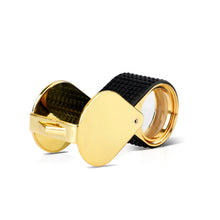 Load image into Gallery viewer, DK98001 - Diamond Loupe Triplet 10x 18mm with rubber-grip Black &amp; Gold
