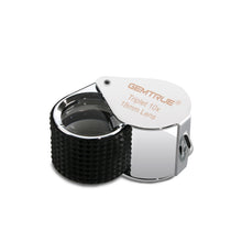 Load image into Gallery viewer, DK98003 - Diamond Loupe Triplet 10x 18mm with rubber-grip Chrome &amp; Black
