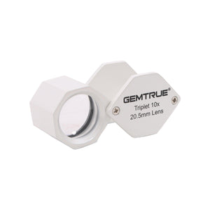 Diamond Loupe Triplet 20.5mm 10x Pearl - GemTrue