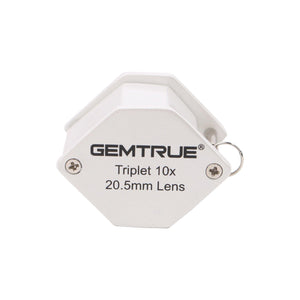 Diamond Loupe Triplet 20.5mm 10x Pearl - GemTrue