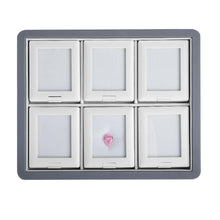 Load image into Gallery viewer, DK21624-6N Self-Standing Diamond Display Boxes in Luxury Tray Set - GemTrue
