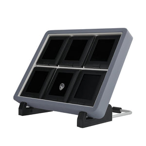 DK21624-6N Self-Standing Diamond Display Boxes in Luxury Tray Set - GemTrue