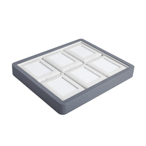 DK21624-6N Self-Standing Diamond Display Boxes in Luxury Tray Set - GemTrue