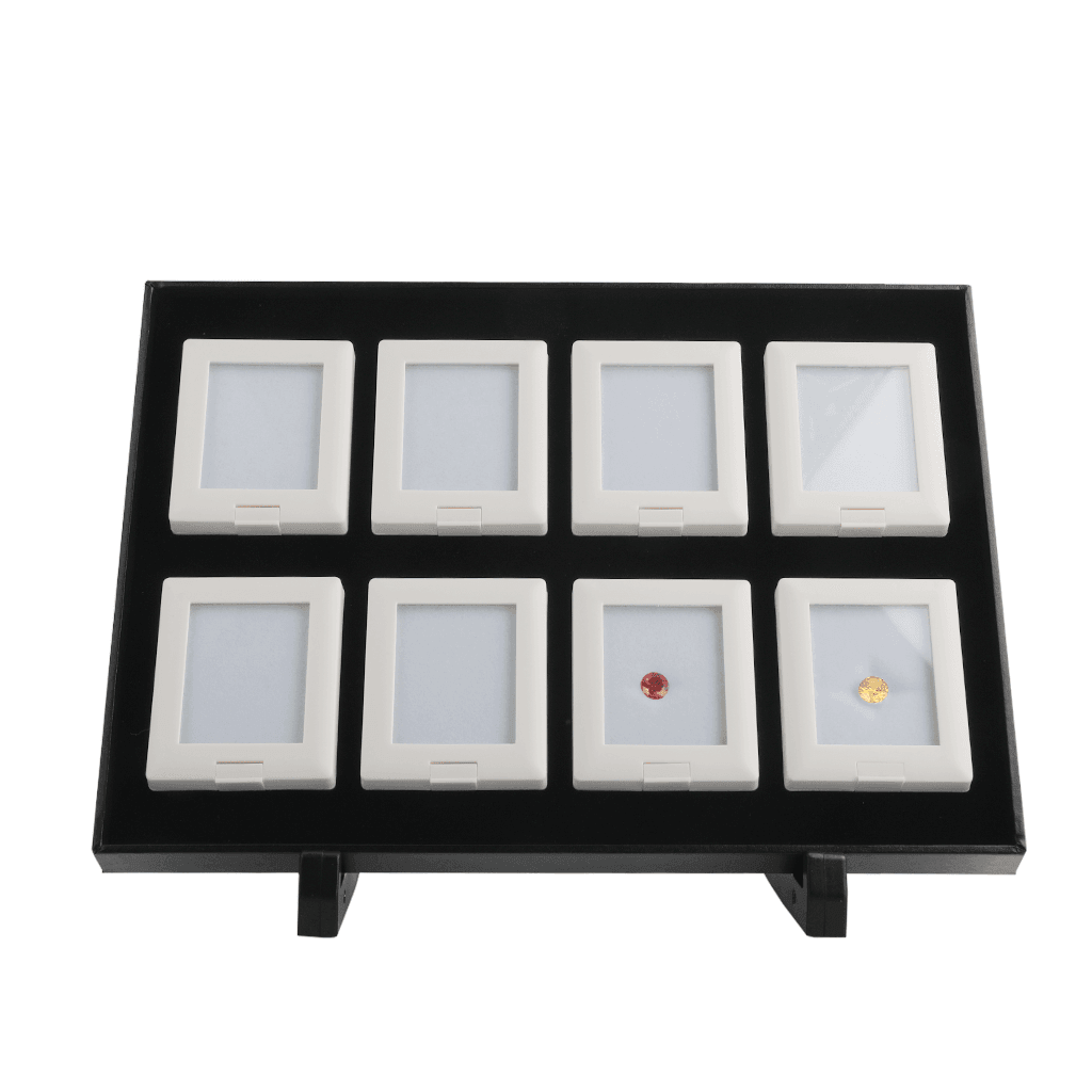 Self-Standing Gemstone Display Boxes Tray Set DK21624S-8 – GemTrue
