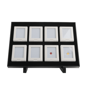 DK21624-8N Self-Standing Gemstone Display Boxes Tray Set - GemTrue