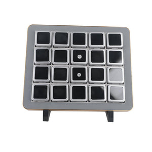 Deluxe Diamond Display Box Set with Gold Frame – 20 Boxes, Reversible Cushions DK21663-20G