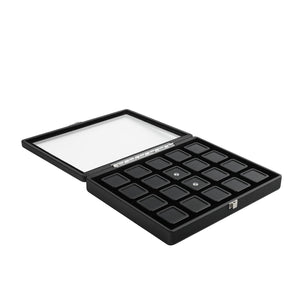 DK21663-20W Diamond Boxes in a Luxurious Lockable Carry Case with viewing window - GemTrue