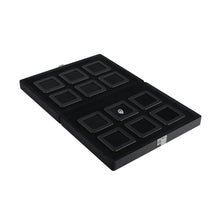 Load image into Gallery viewer, DK21664-12N Diamond Display Boxes in a Luxurious Lockable Case - GemTrue
