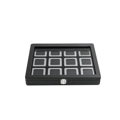 DK21664-12W Diamond Boxes in a Luxurious Lockable Case with viewing window - GemTrue