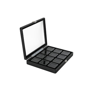DK21664-12W Diamond Boxes in a Luxurious Lockable Case with viewing window - GemTrue