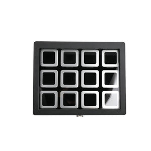 DK21664-12W Diamond Boxes in a Luxurious Lockable Case with viewing window - GemTrue