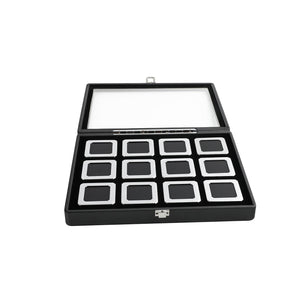 DK21664-12W Diamond Boxes in a Luxurious Lockable Case with viewing window - GemTrue