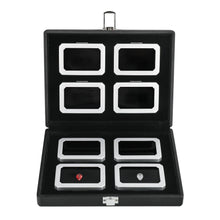 Load image into Gallery viewer, DK21665-8N Diamond Display Boxes in a Luxurious Lockable Carry Case - GemTrue
