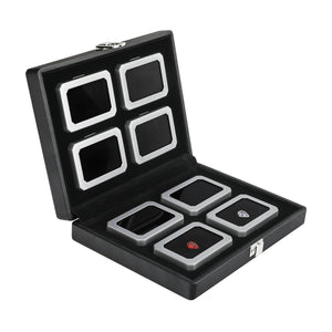 DK21665-8N Diamond Display Boxes in a Luxurious Lockable Carry Case - GemTrue