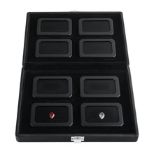 Load image into Gallery viewer, DK21665-8N Diamond Display Boxes in a Luxurious Lockable Carry Case - GemTrue
