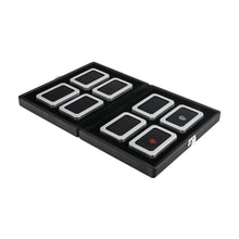 Load image into Gallery viewer, DK21665-8N Diamond Display Boxes in a Luxurious Lockable Carry Case - GemTrue

