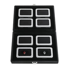 Load image into Gallery viewer, DK21665-8N Diamond Display Boxes in a Luxurious Lockable Carry Case - GemTrue
