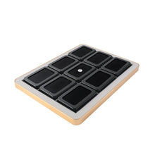 Load image into Gallery viewer, Deluxe Diamond Display Box Set | Premium Jewelry Organizer with Gold Frame DK21665-9G
