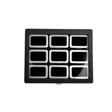 Load image into Gallery viewer, DK21665-9W Diamond Boxes in a Luxurious Lockable Case with viewing window - GemTrue
