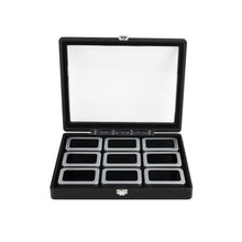 Load image into Gallery viewer, DK21665-9W Diamond Boxes in a Luxurious Lockable Case with viewing window - GemTrue
