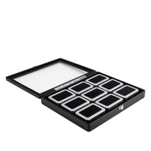Load image into Gallery viewer, DK21665-9W Diamond Boxes in a Luxurious Lockable Case with viewing window - GemTrue

