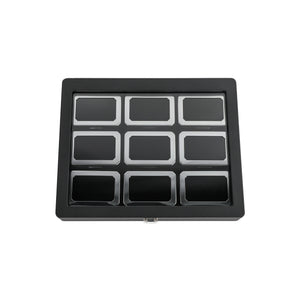 DK21665-9W Diamond Boxes in a Luxurious Lockable Case with viewing window - GemTrue