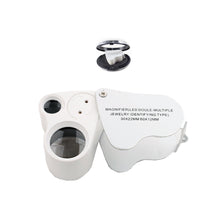 Load image into Gallery viewer, DK09100 - Diamond Loupe Illuminated - LED Double lens - GemTrue
