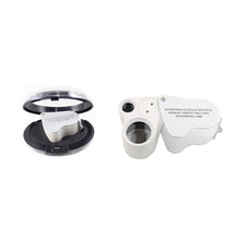 Load image into Gallery viewer, DK09100 - Diamond Loupe Illuminated - LED Double lens - GemTrue
