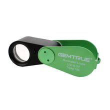 Load image into Gallery viewer, DK09103C - Diamond Loupe Illuminated Rechargeable LED &amp; UV triplet 10x 20.5mm - GemTrue
