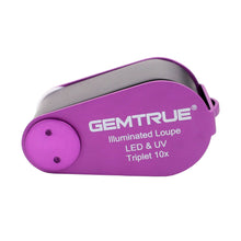 Load image into Gallery viewer, DK09103C - Diamond Loupe Illuminated Rechargeable LED &amp; UV triplet 10x 20.5mm - GemTrue
