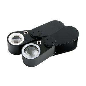 DK09103S - Diamond Loupe Illuminated Rechargeable LED / UV triplet 10x 13mm - GemTrue