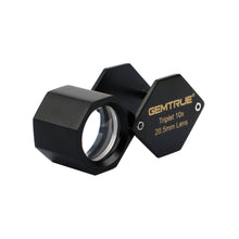 Load image into Gallery viewer, DK16002 - Diamond Loupe Triplet 20.5mm 10x Black - GemTrue
