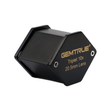 Load image into Gallery viewer, DK16002 - Diamond Loupe Triplet 20.5mm 10x Black - GemTrue
