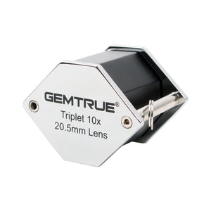 DK16008 - Diamond Loupe Triplet 20.5mm 10x Chrome - GemTrue