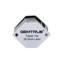 Load image into Gallery viewer, DK16008 - Diamond Loupe Triplet 20.5mm 10x Chrome - GemTrue
