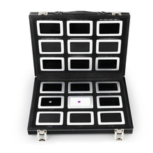 Load image into Gallery viewer, DK21660-18 Large Diamond Display Boxes with Deluxe Carry case - GemTrue

